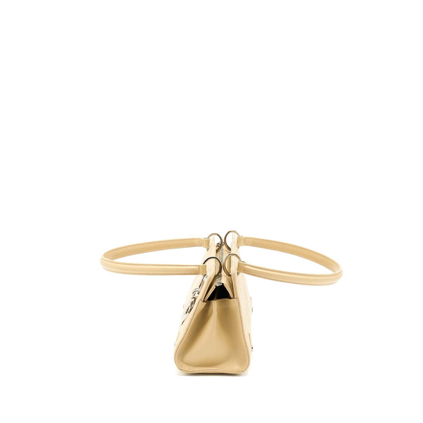 Dior   Lady Dior Long Cuir Calfskin Beige