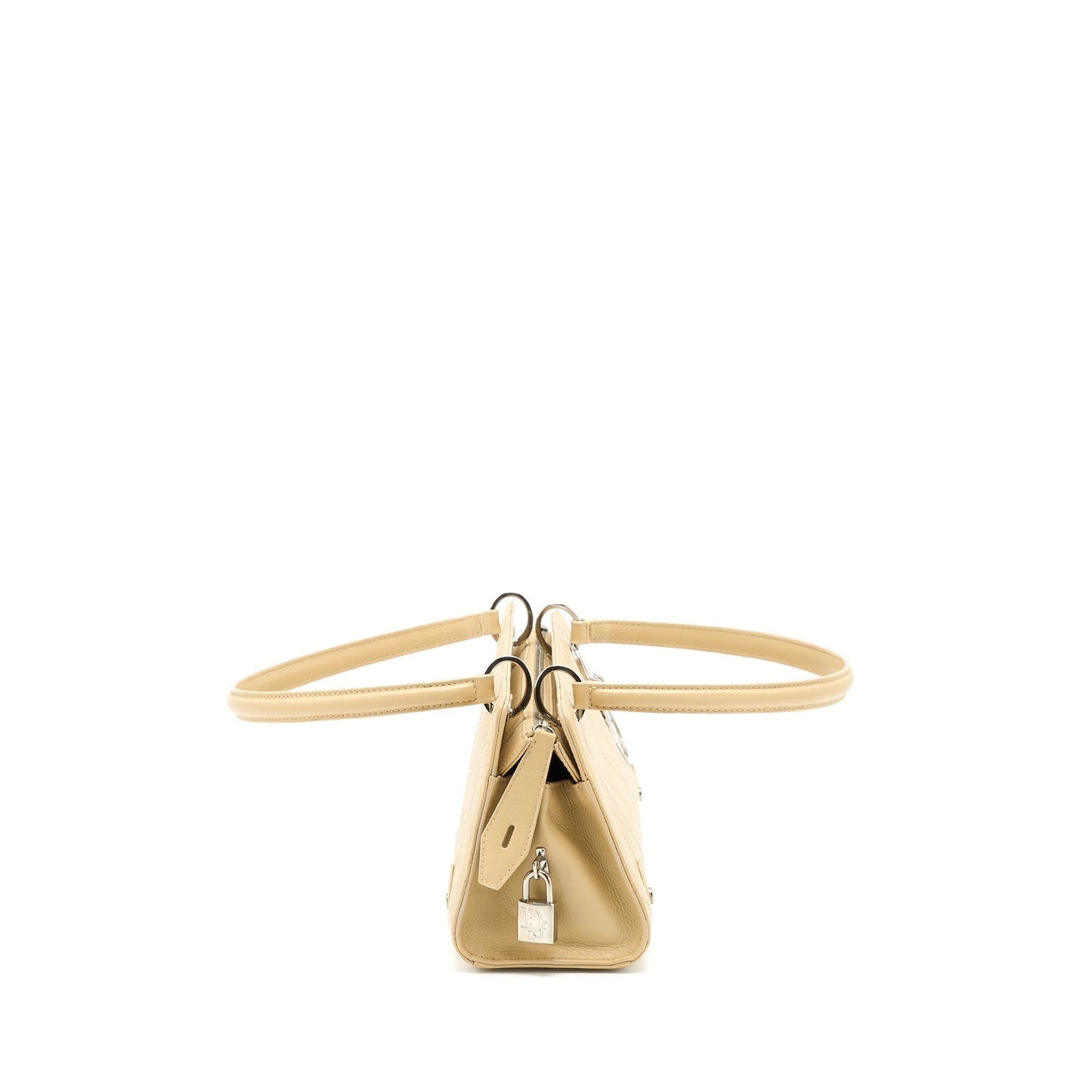 Dior   Lady Dior Long Cuir Calfskin Beige