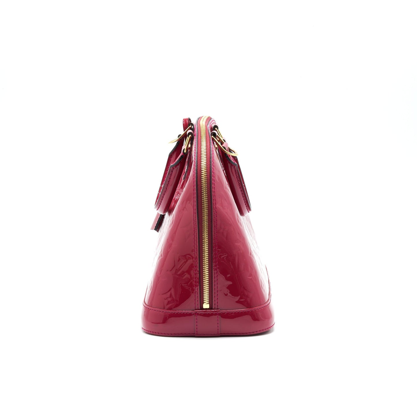 LOUIS VUITTON ALMA PM PATENT LEATHER INDIAN ROSE