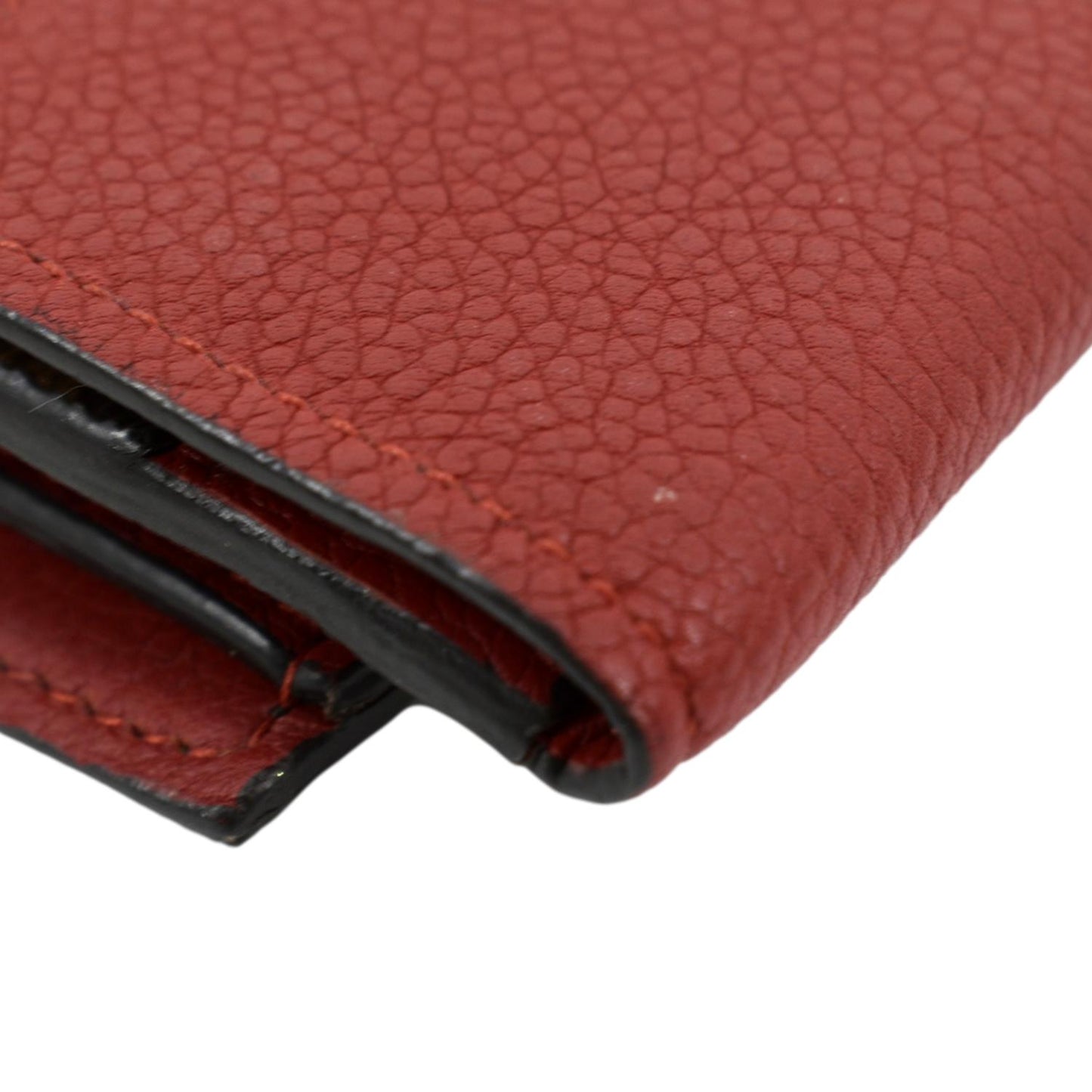 LOUIS VUITTON Pallas Compact Monogram Canvas Wallet Cerise