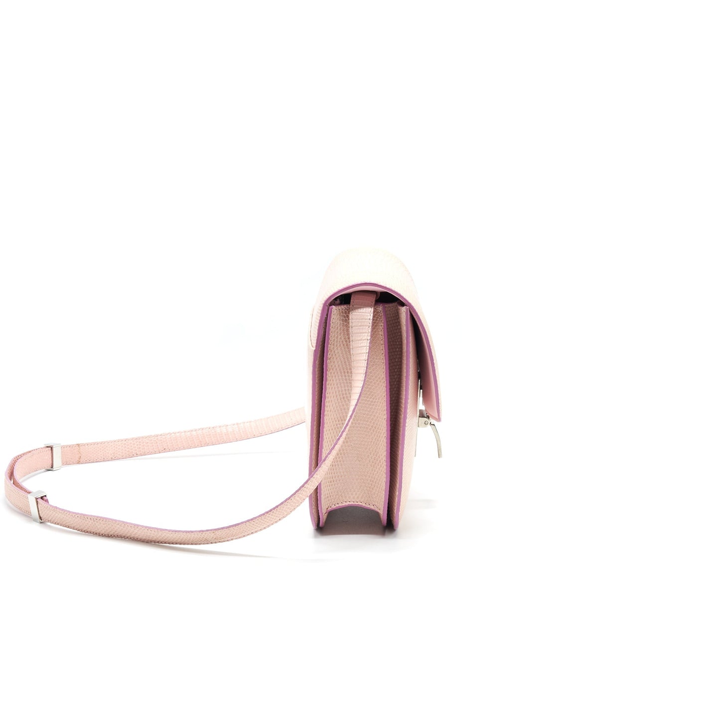 Celine Classic Purse in Lizard Light Pink