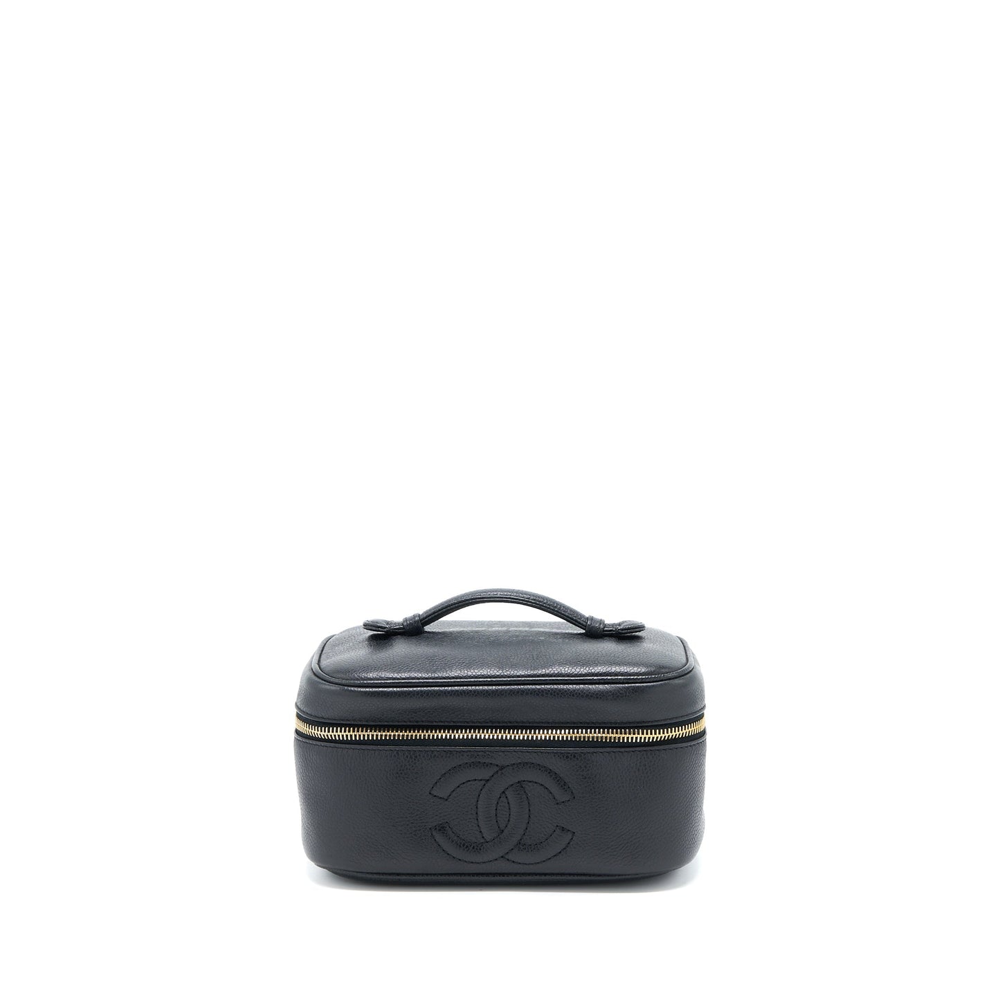 Chanel   Vanity Case Caviar Black GHW