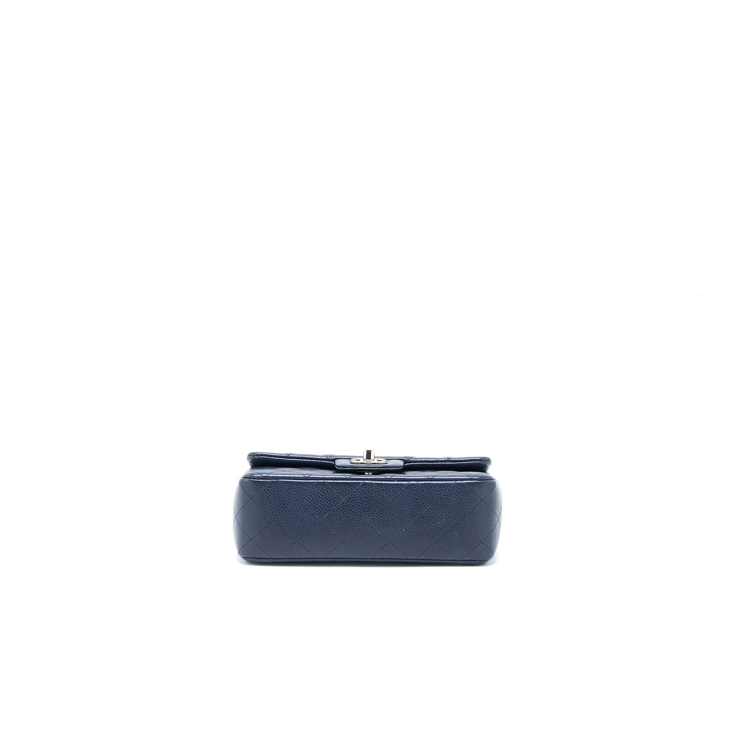 Chanel Classic Mini Rectangular Flap Bag Caviar Navy SHW
