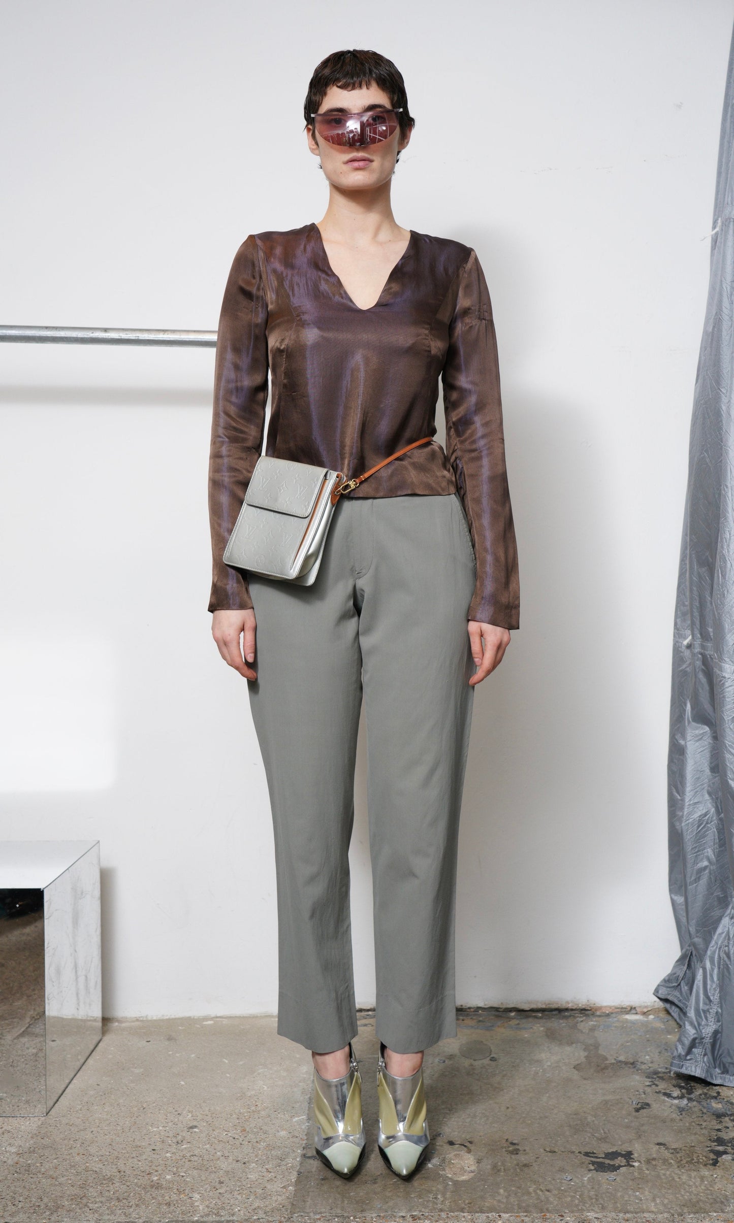 90'S Prada Tailored Tro r