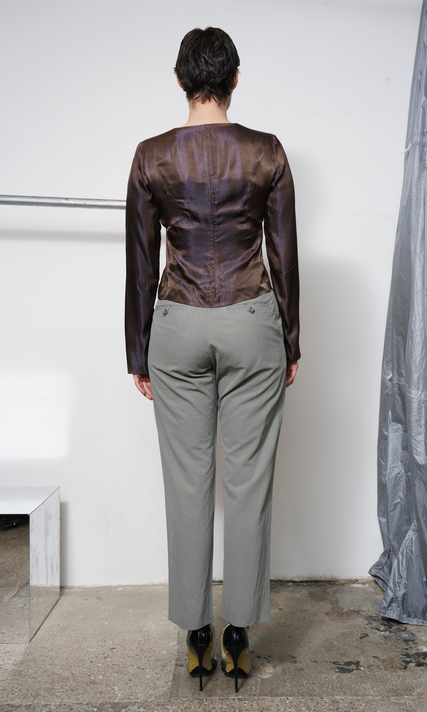 90'S Prada Tailored Tro r