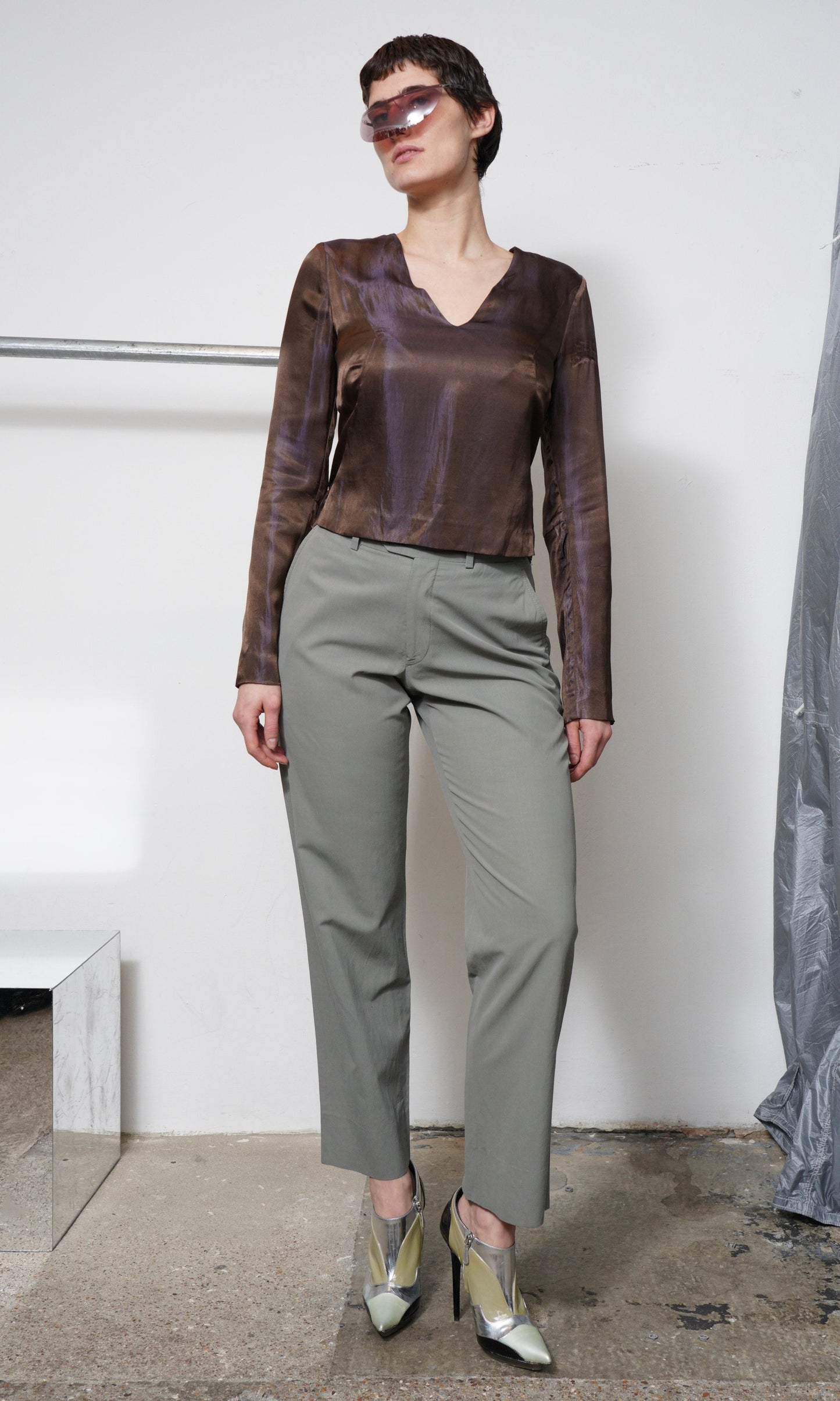 90'S Prada Tailored Tro r