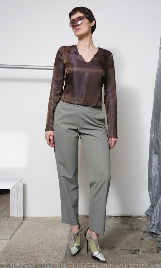 90'S Prada Tailored Tro r