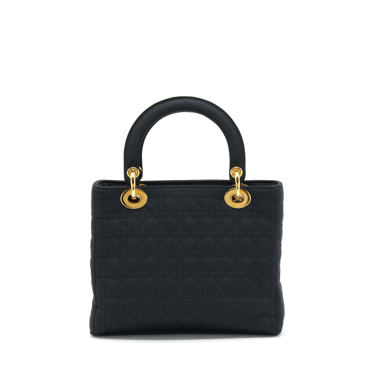 Dior   Medium Lady Dior Fabric Black
