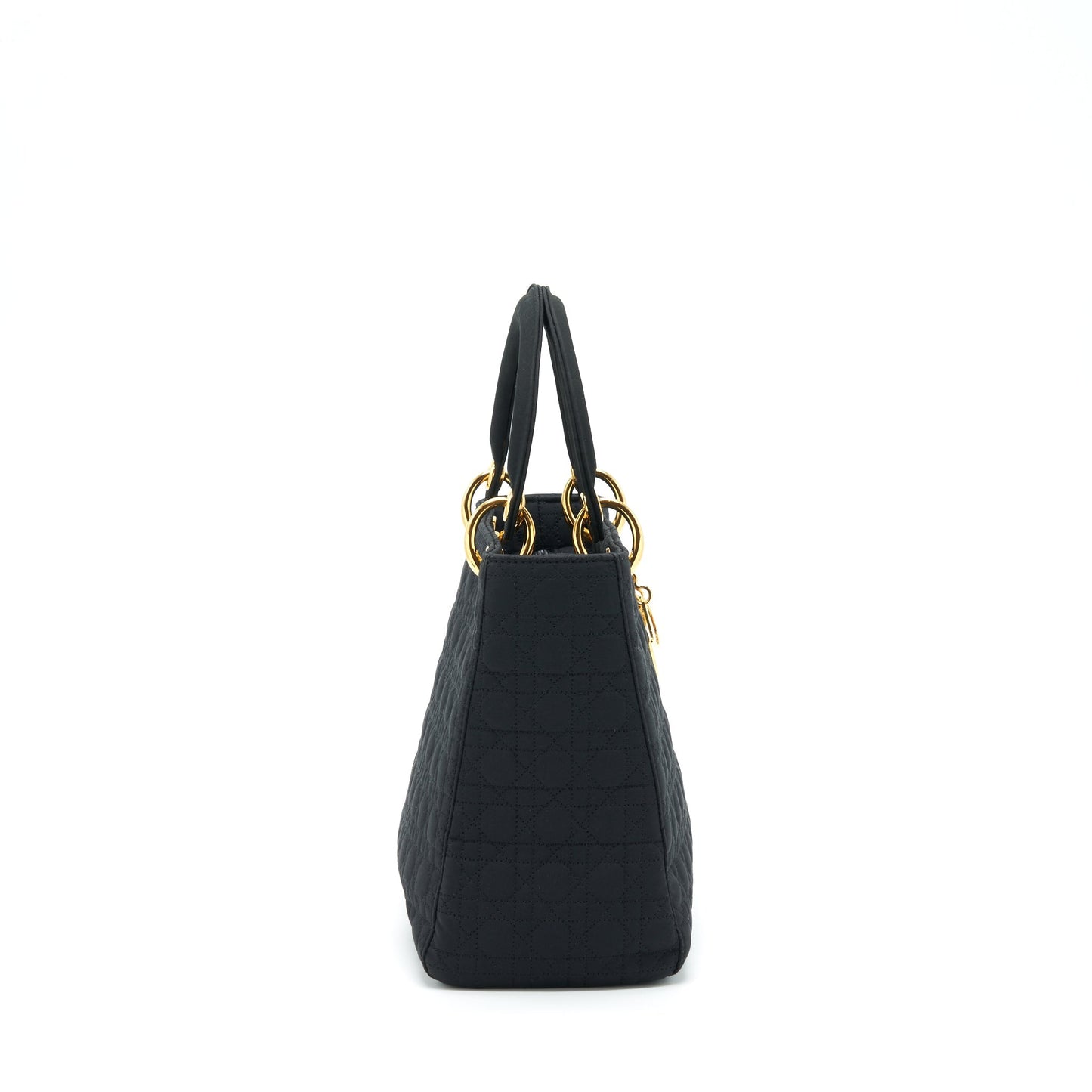 Dior   Medium Lady Dior Fabric Black