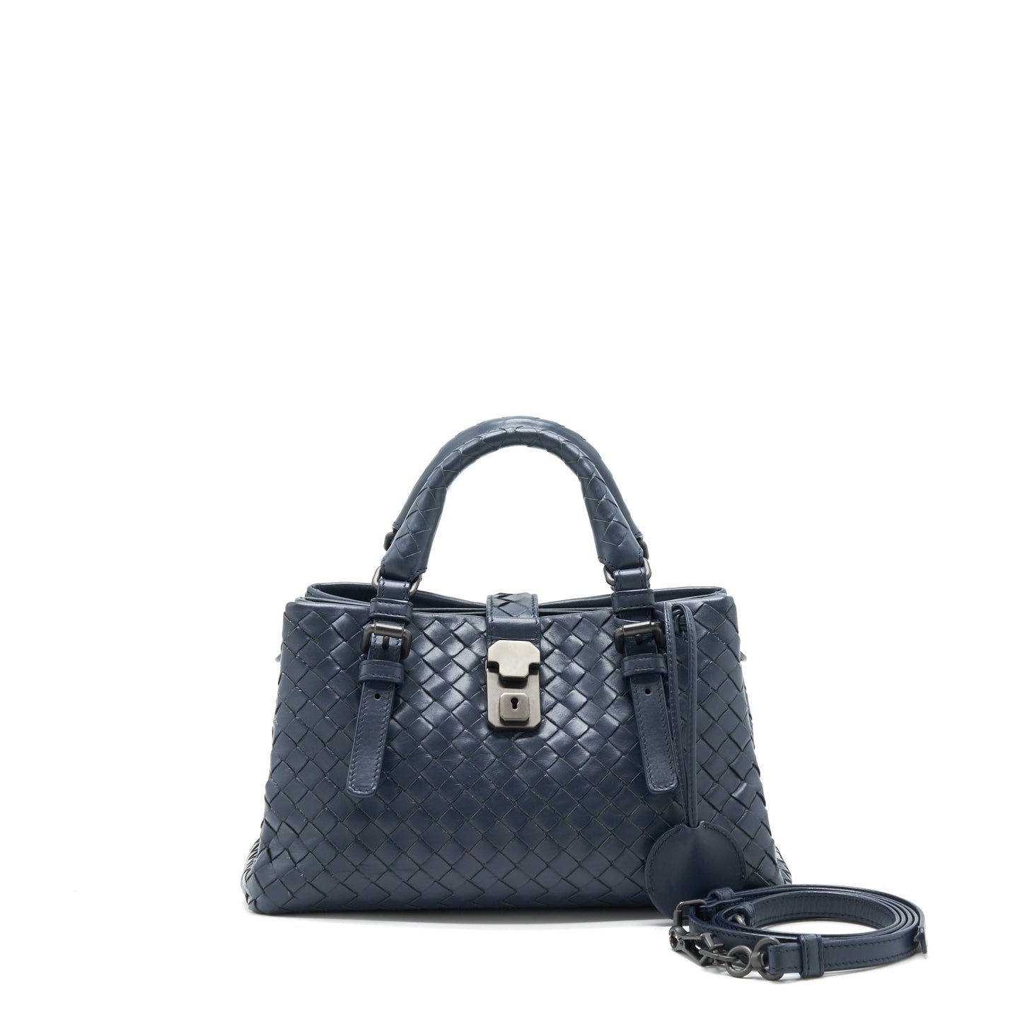 bottega Veneta Mini Roma blue Calfskin Purse