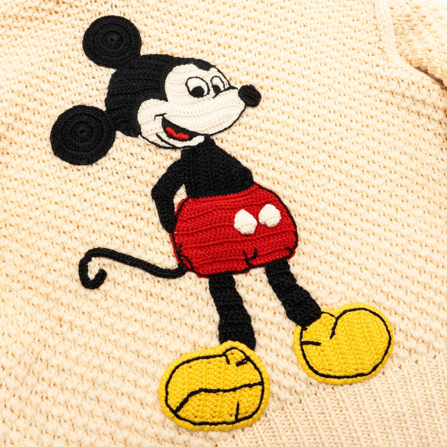 Gucci X Disney Size M Mickey Mo  Sweater Wool White/Mulitcolour