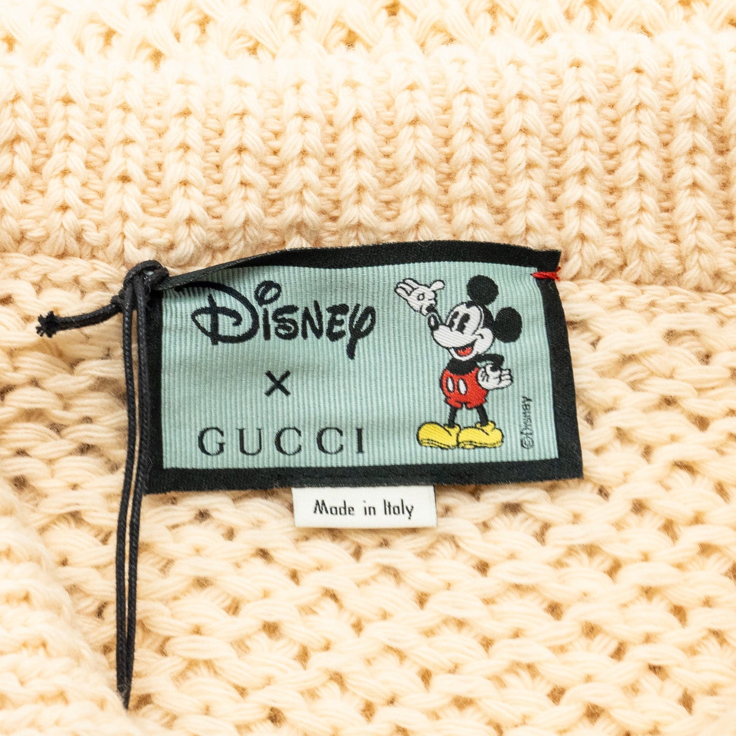 Gucci X Disney Size M Mickey Mo  Sweater Wool White/Mulitcolour