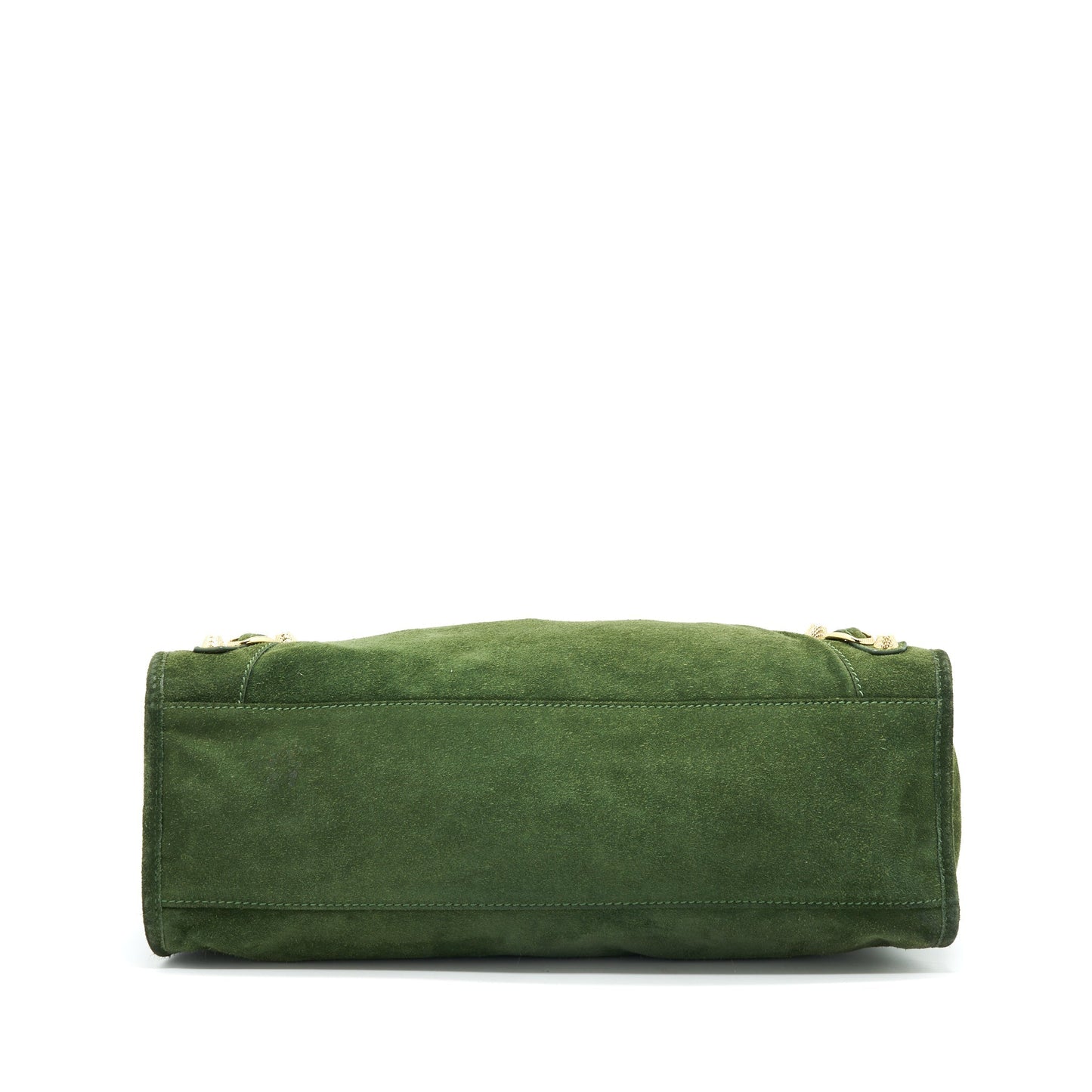 BALENCIAGA GIANT Purse SUEDE GREEN