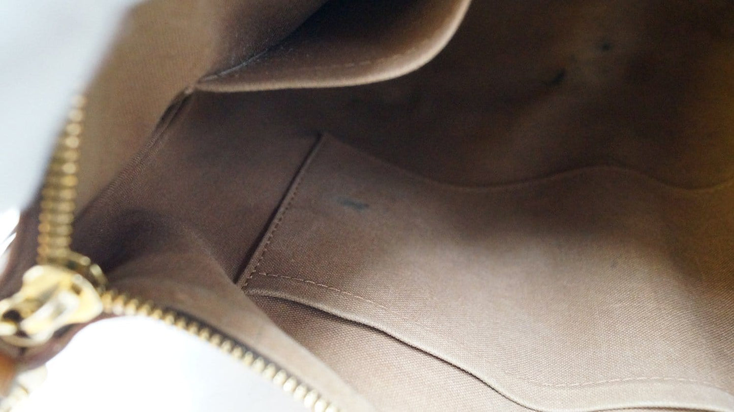 LOUIS VUITTON Monogram Canvas Palermo PM Brown Shoulder Bag