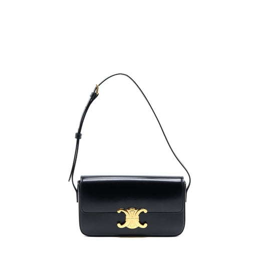 Celine Triomphe Mini Purse Calfskin Black