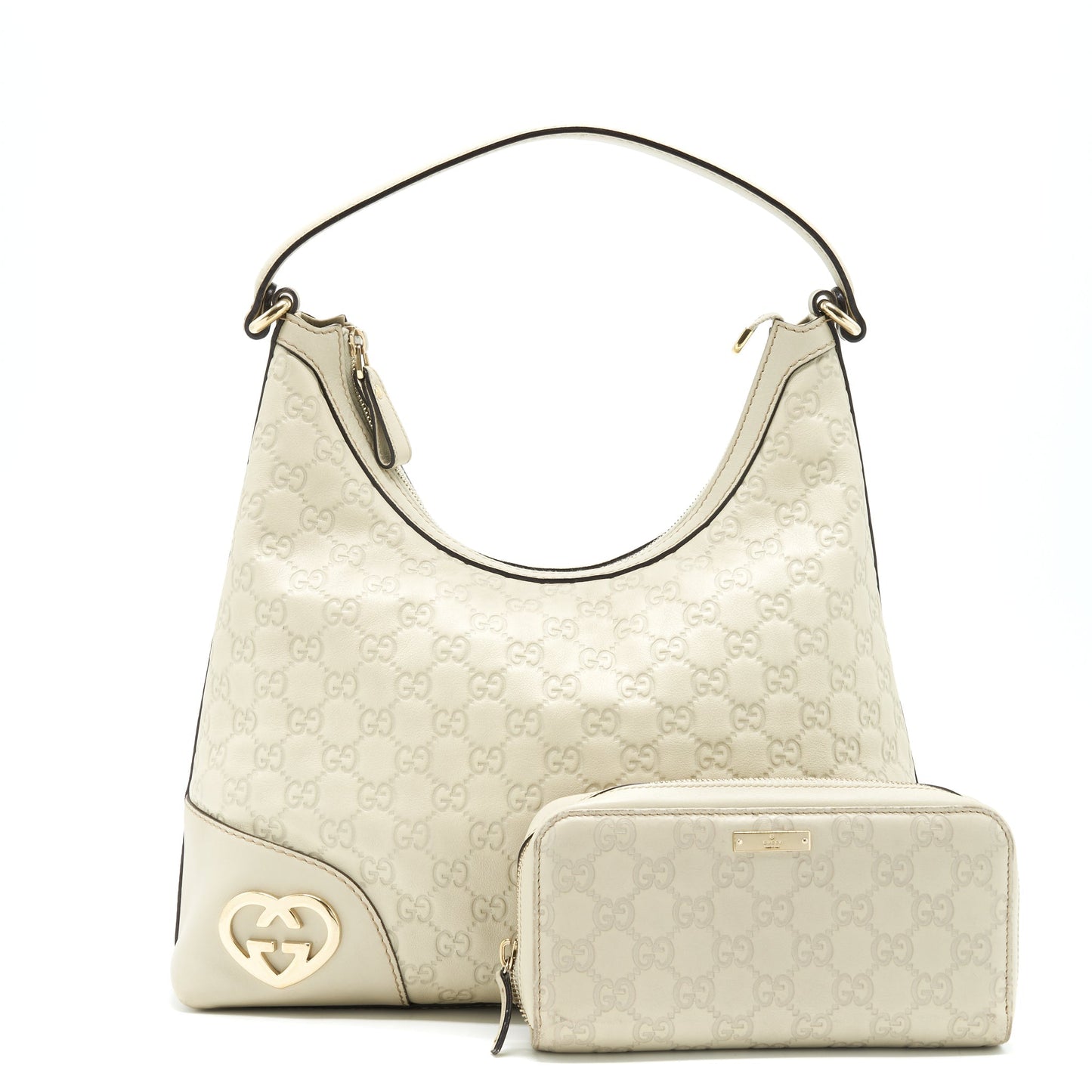 Gucci   Shoulder Bag White/Extra Wallet
