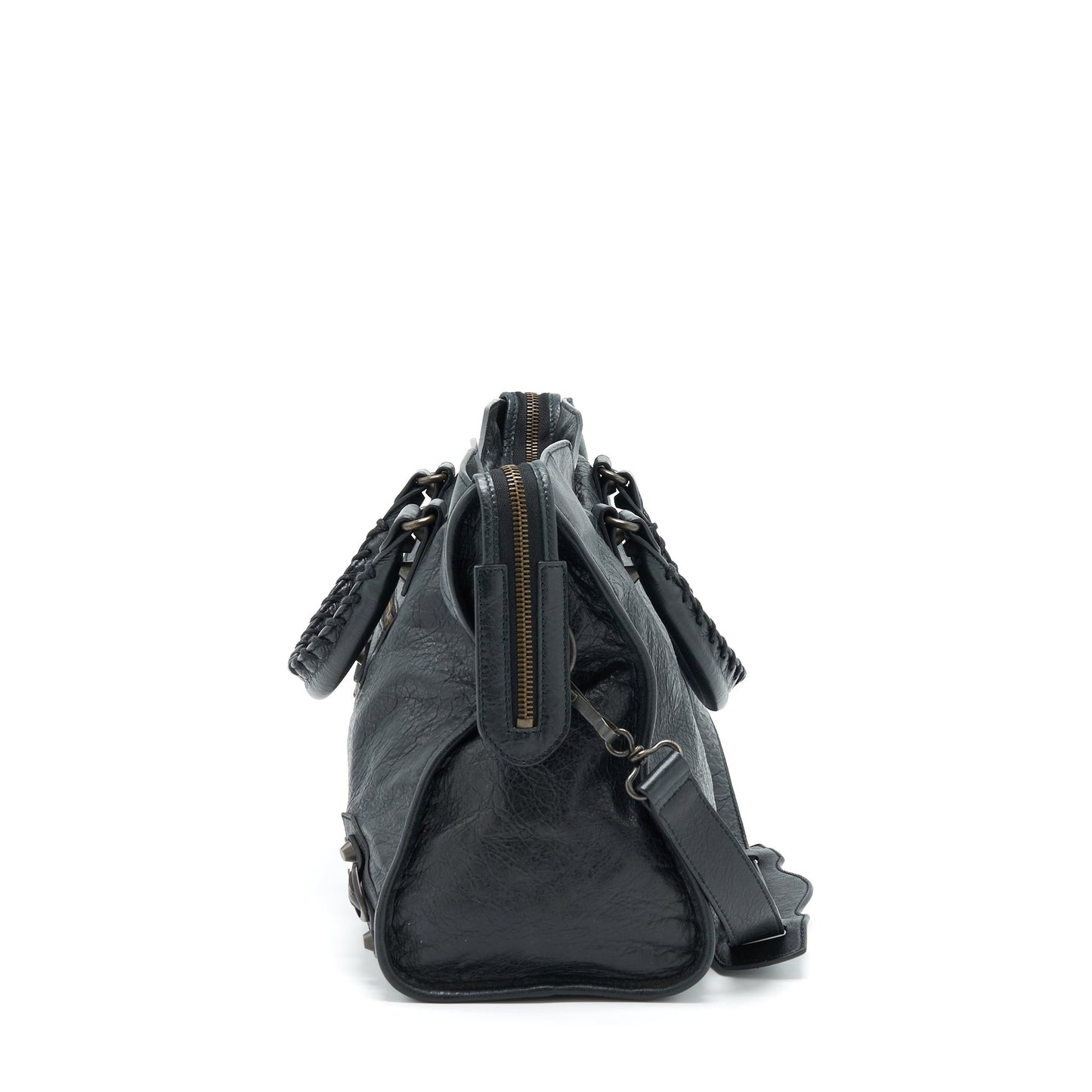 Balenciaga Classic City Purse black with ruthenium hardware