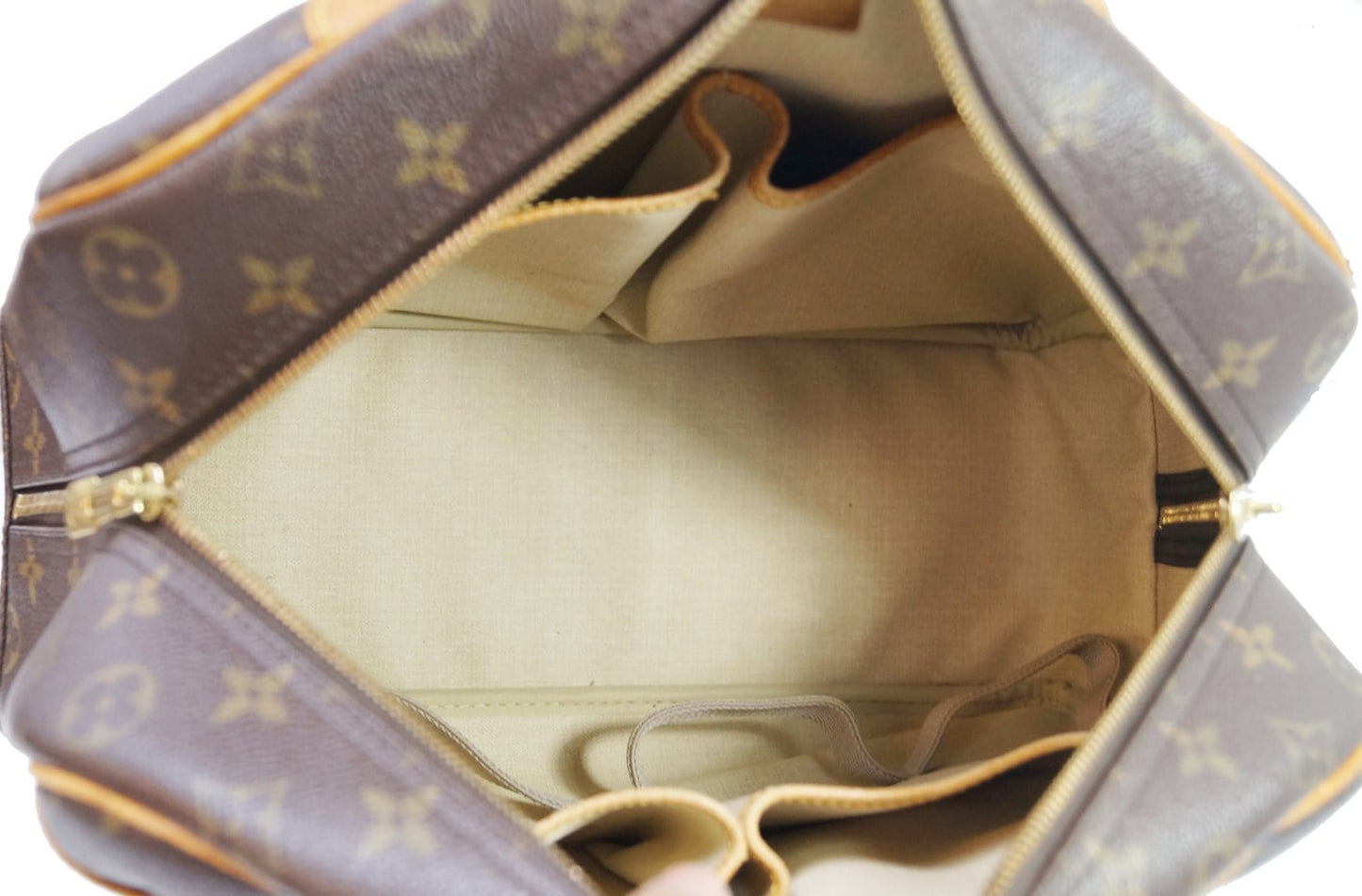 LOUIS VUITTON Monogram Canvas Deauville Boston Satchel Bag