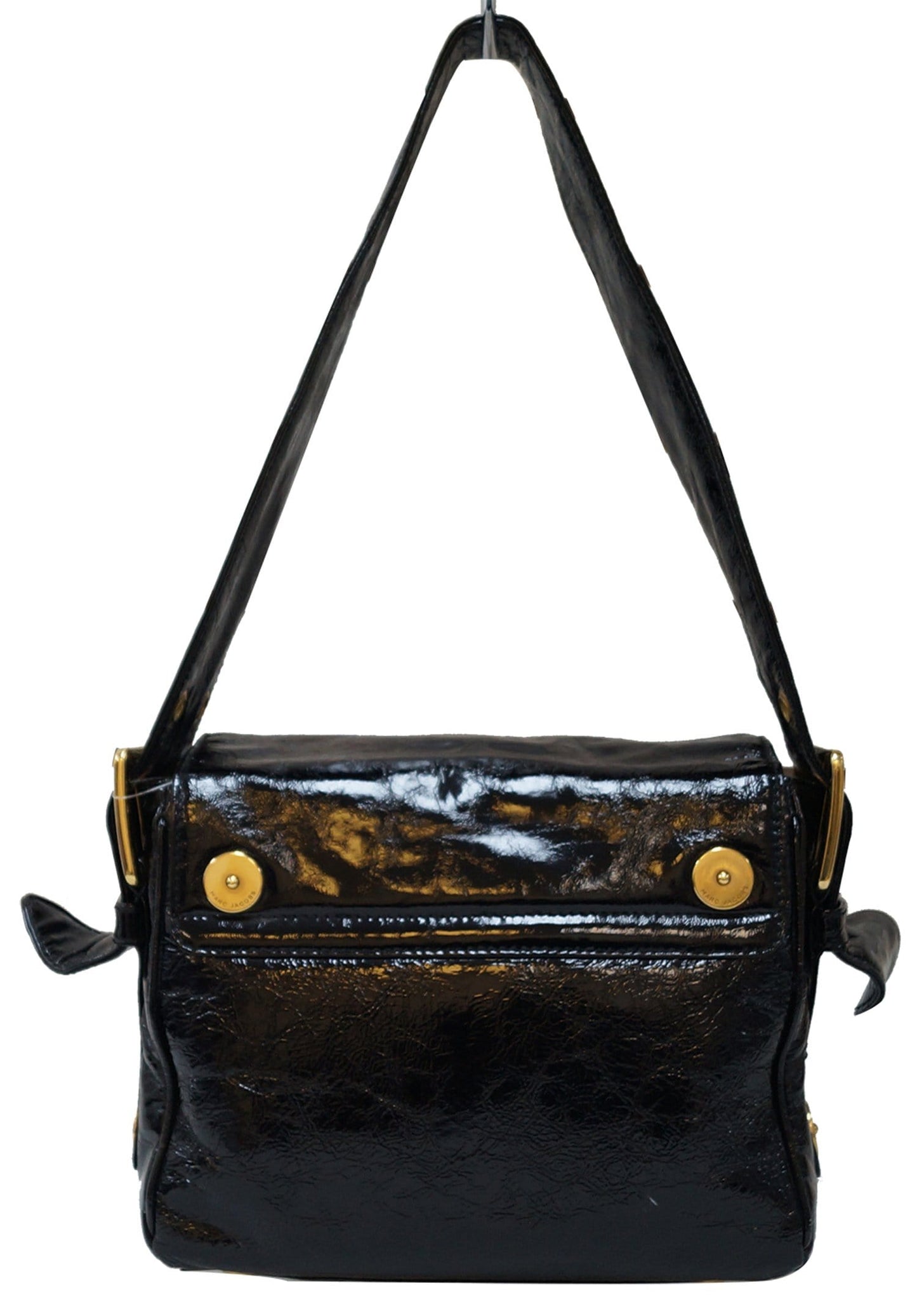Marc Jacobs Black Patent Leather Shoulder Bag