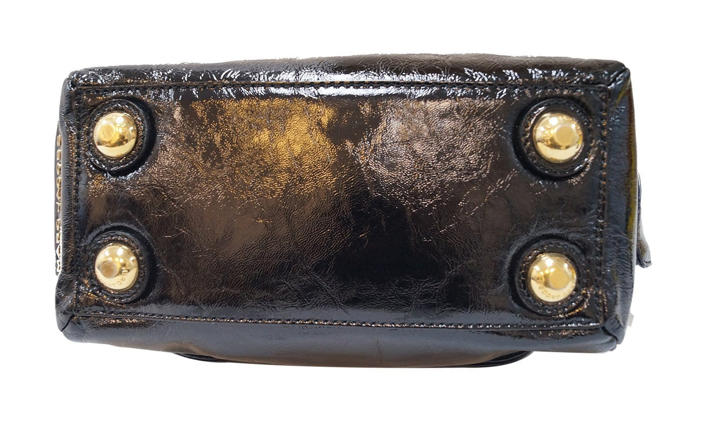Marc Jacobs Black Patent Leather Shoulder Bag