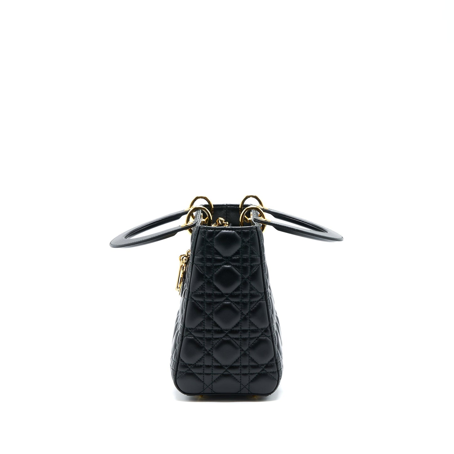 Dior Medium Lady Dior Lambskin Black