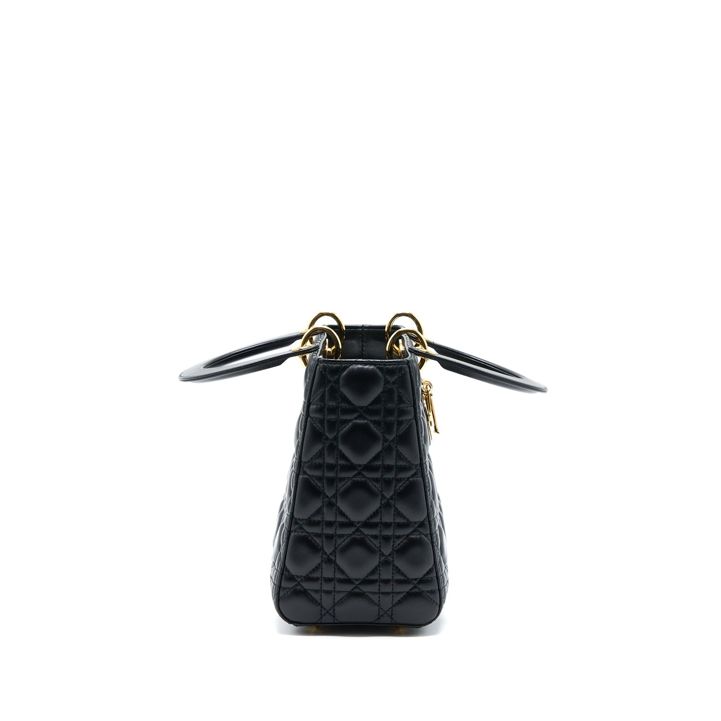 Dior Medium Lady Dior Lambskin Black