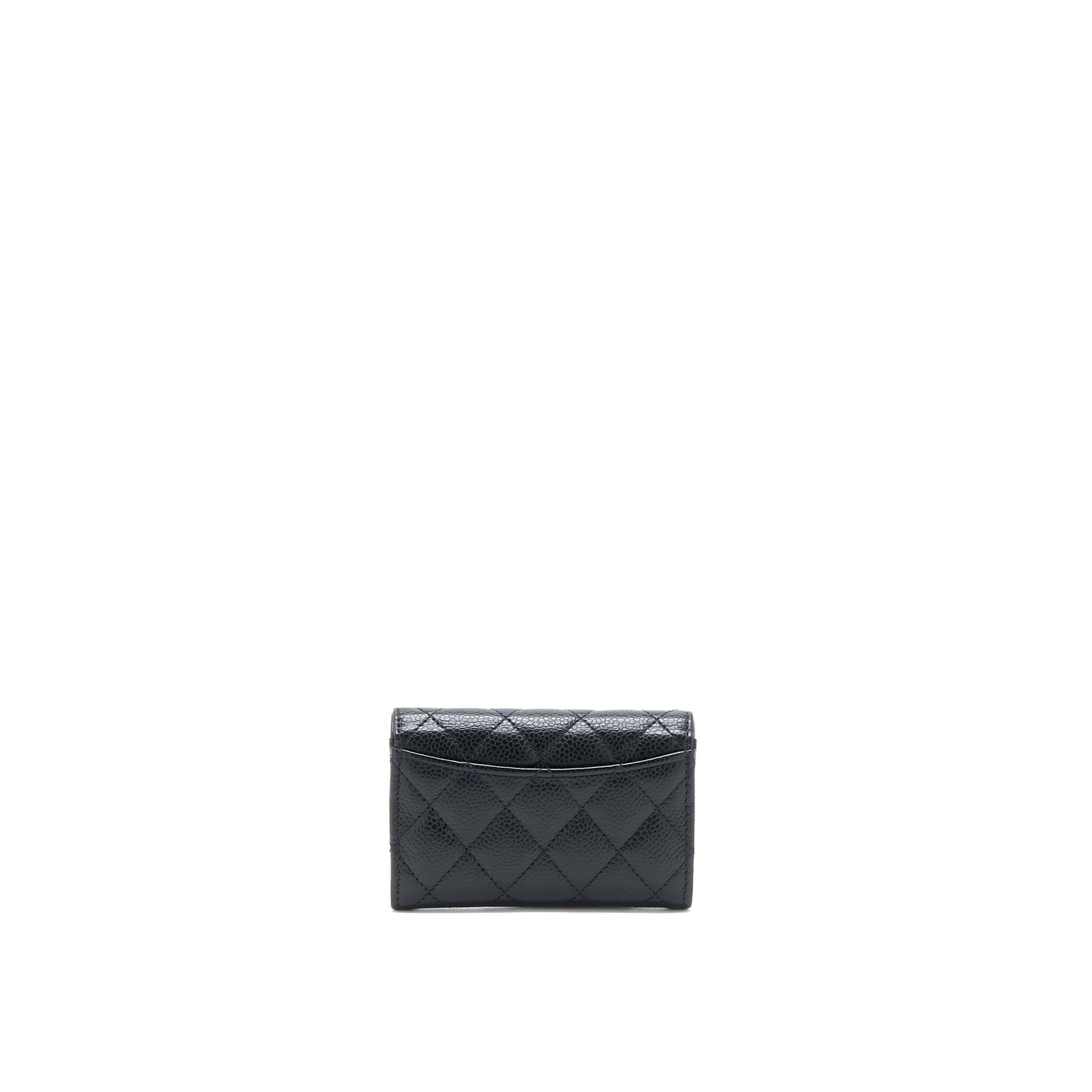 Chanel Classic Flap  Holder Caviar Black SHW