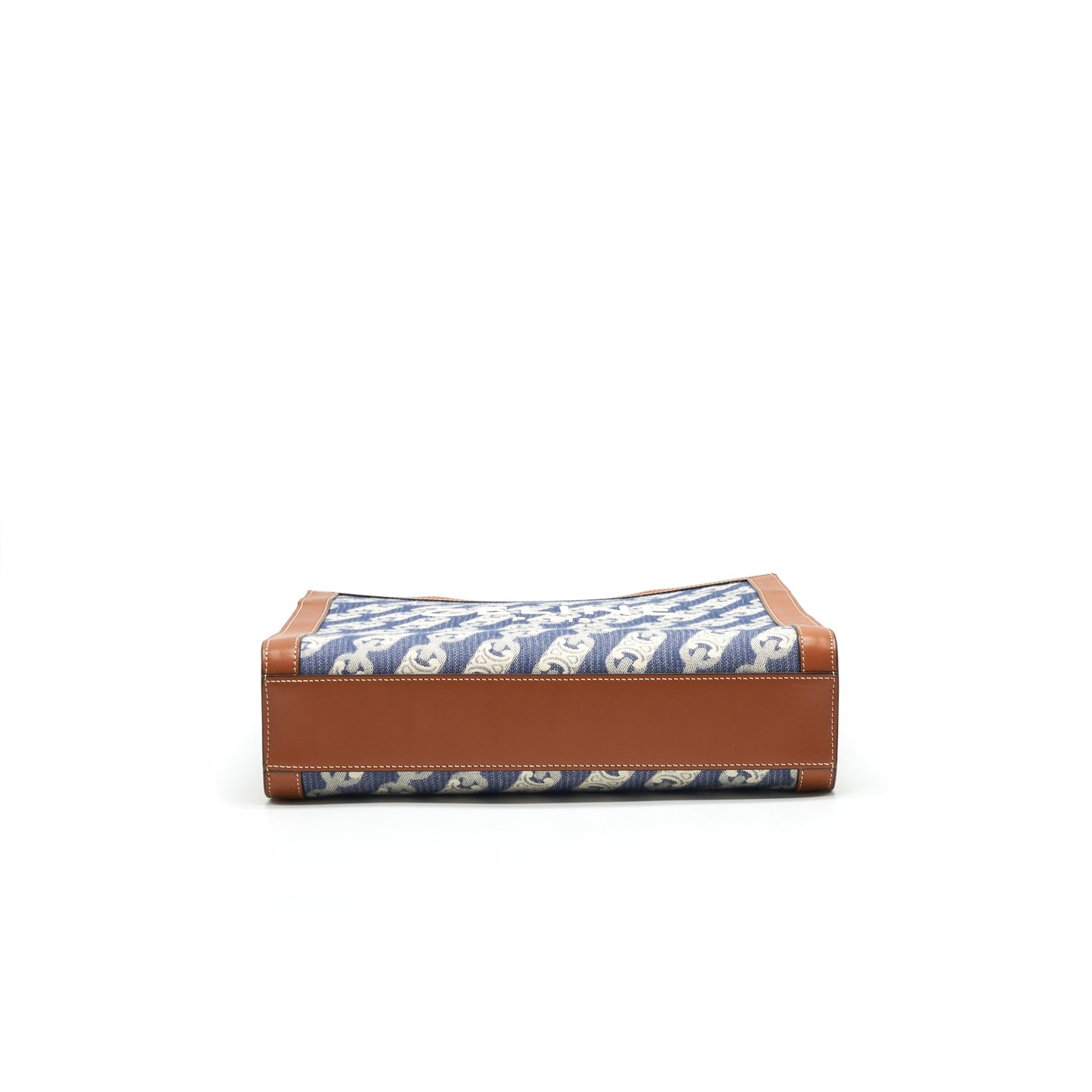 CELINE SMALL VERTICAL CABAS CELINE MAILLON TRIOMPHE JACQUARD CALFSKIN /