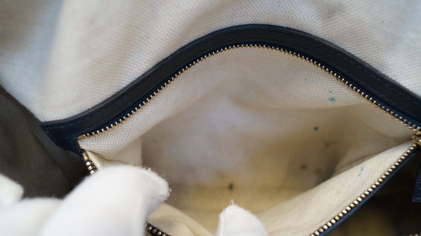 GUCCI  Web Medium  GG Boston Bag with Signature Web