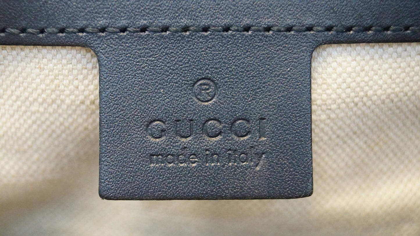 GUCCI  Web Medium  GG Boston Bag with Signature Web