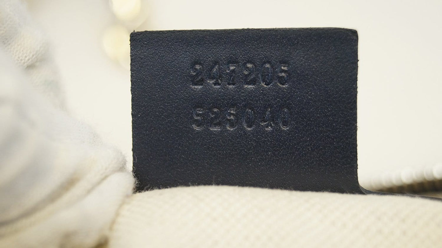 GUCCI  Web Medium  GG Boston Bag with Signature Web
