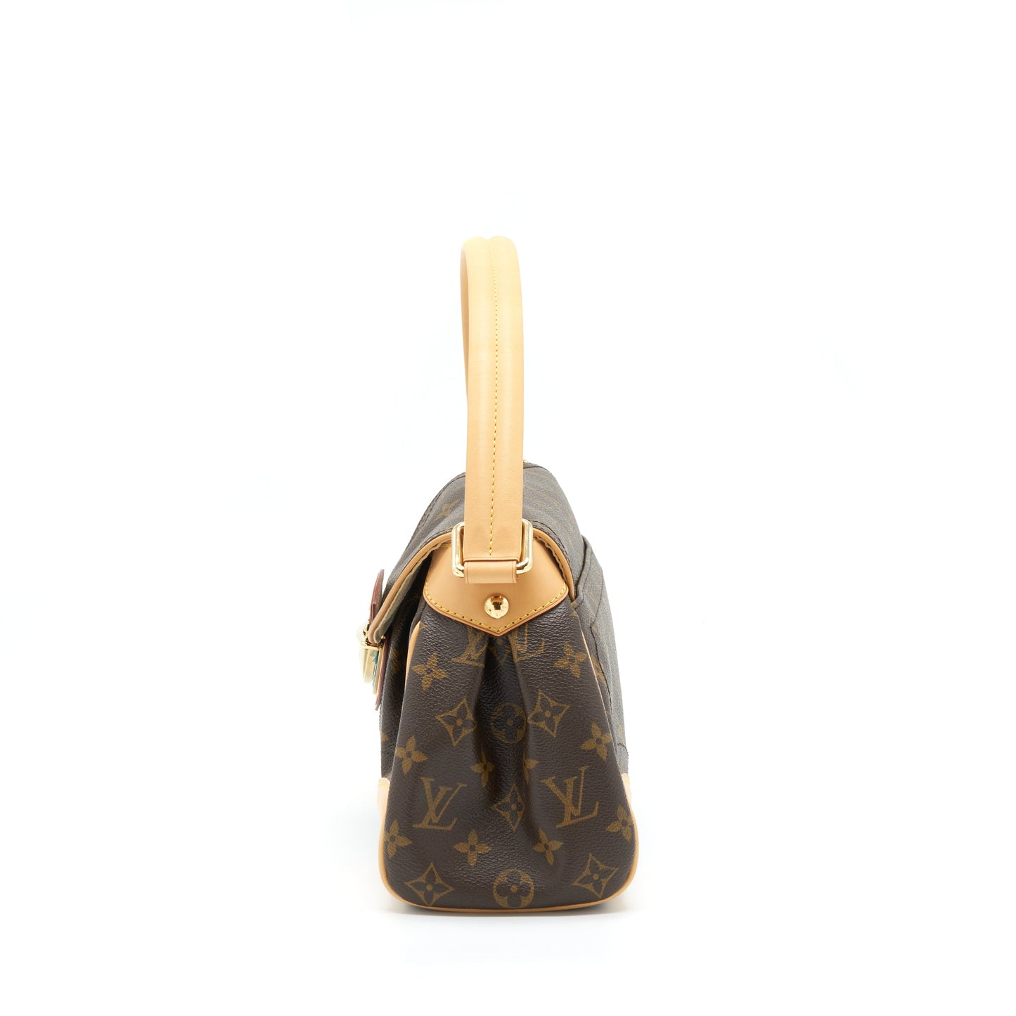 Louis Vuitton Beverly MM Shoulder Bag Monogram Canvas And Leather GHW