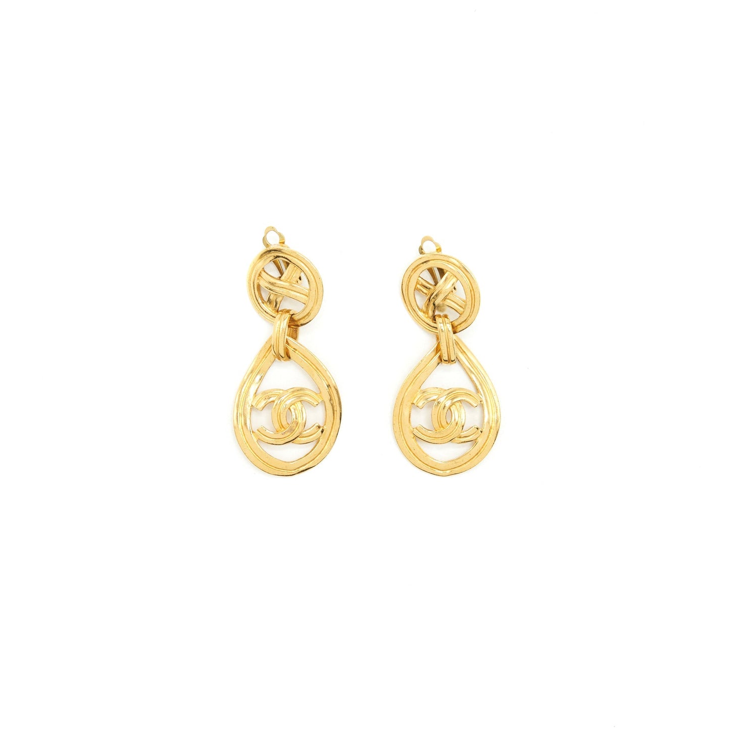 Chanel   Drop Earring 24k GHW