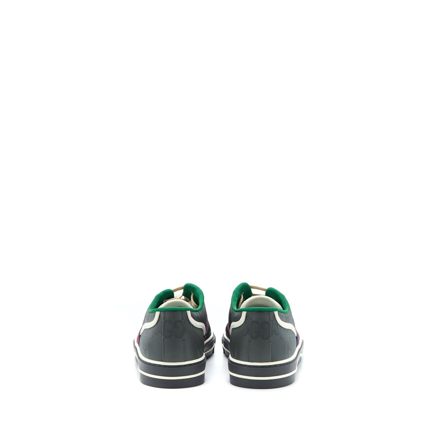 Gucci Size 10 Men?s Sneakers Off the Grid Webbing-Trimmed Monogrammed Econyl Canvas