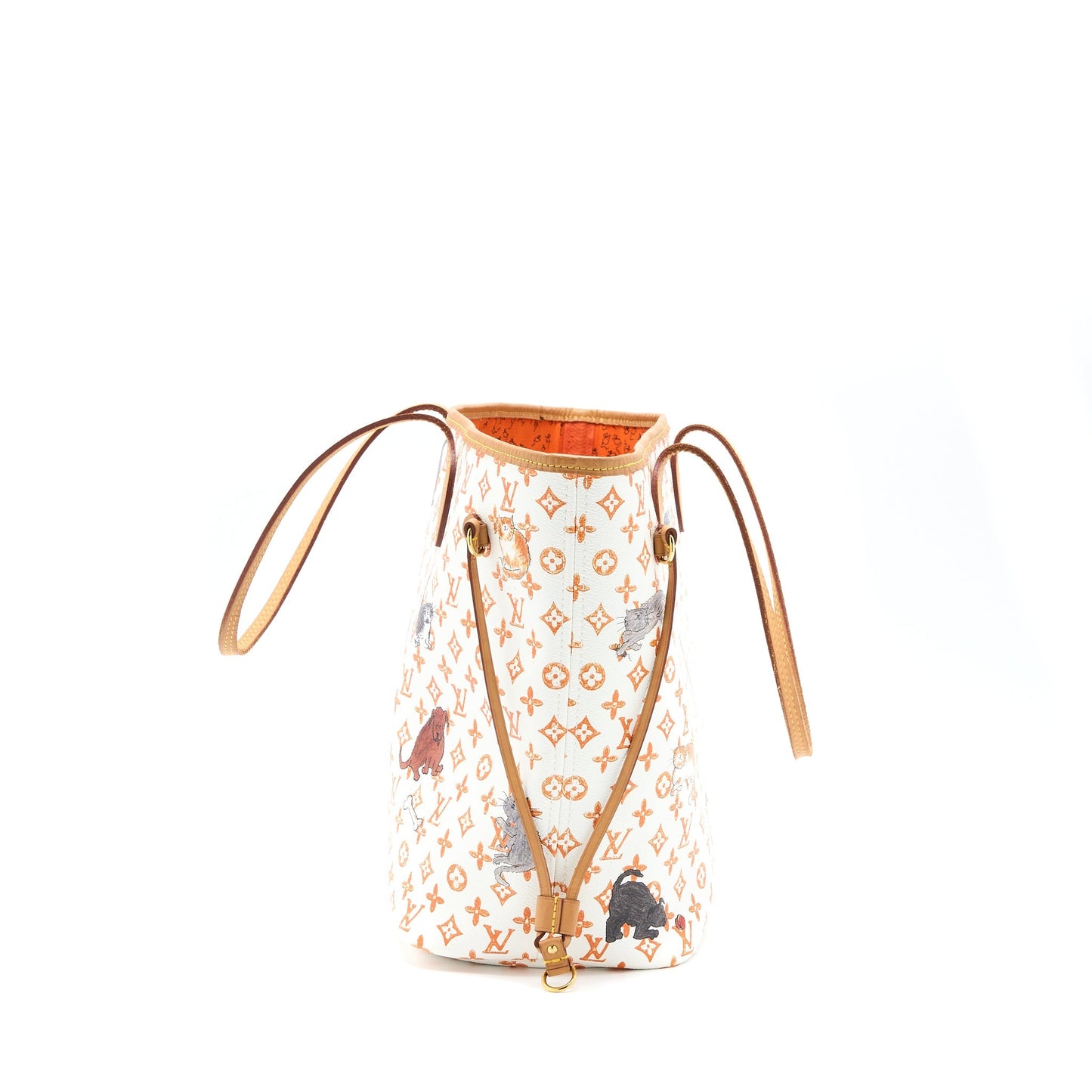 Louis Vuitton Grace Coddington Catogram Neverfull MM Canvas GHW