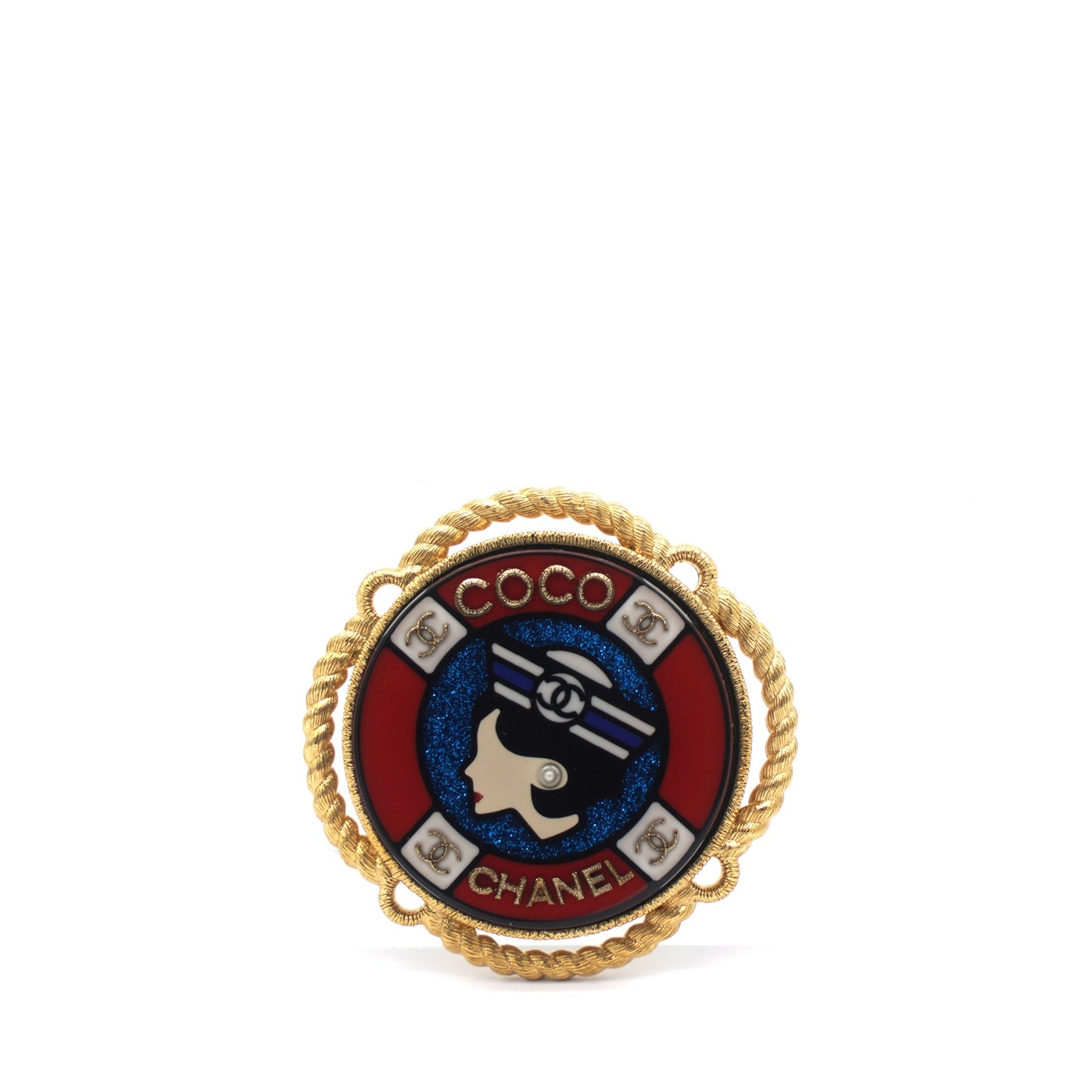 Chanel Coco Nautical Brooch Multi-colours