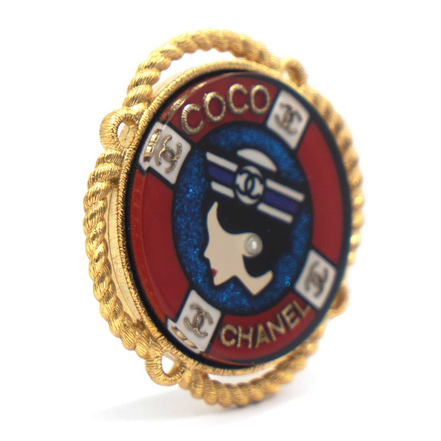 Chanel Coco Nautical Brooch Multi-colours