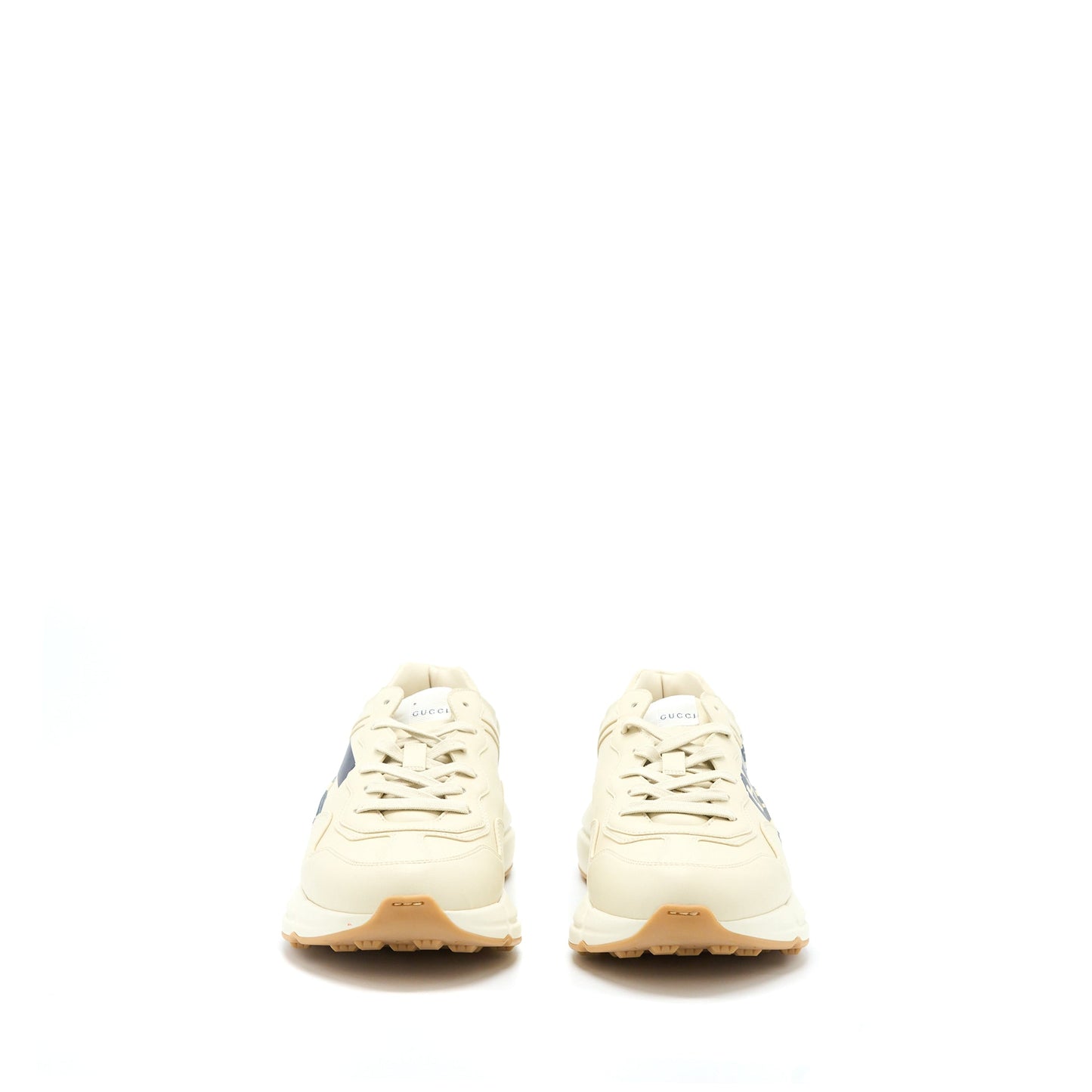 Gucci Size 10 Men?s Rhyton Sneaker with "25" Leather Ivory/Multicolour