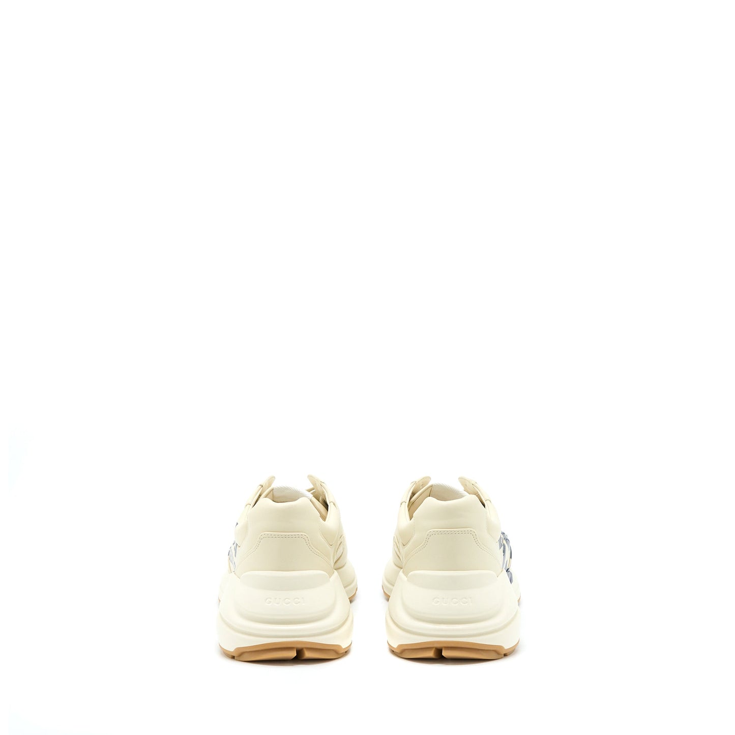 Gucci Size 10 Men?s Rhyton Sneaker with "25" Leather Ivory/Multicolour