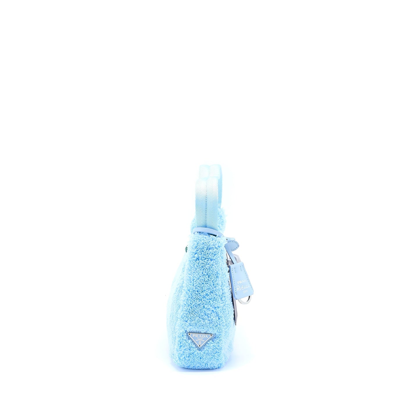 Prada Re-Edition 2000 Terry Mini Purse Blue