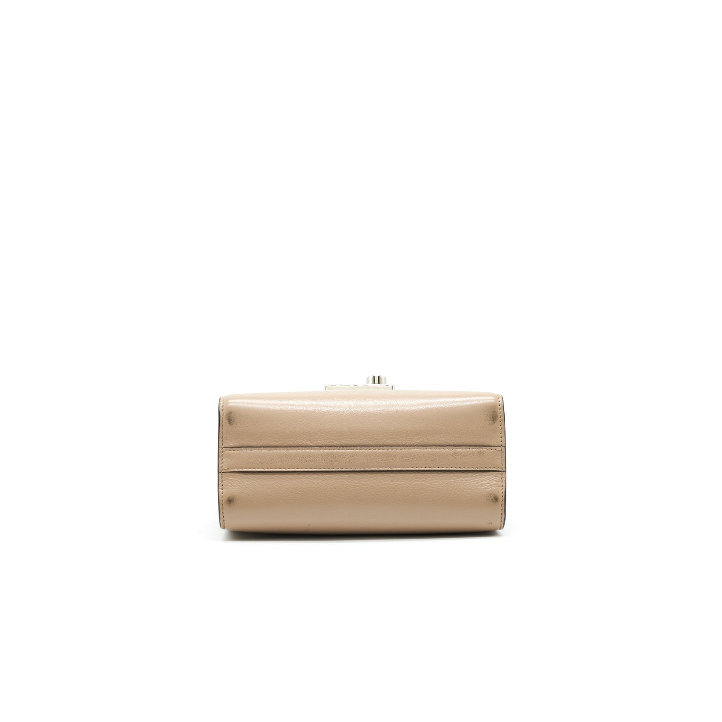 PRADA Small Leather Purse Beige