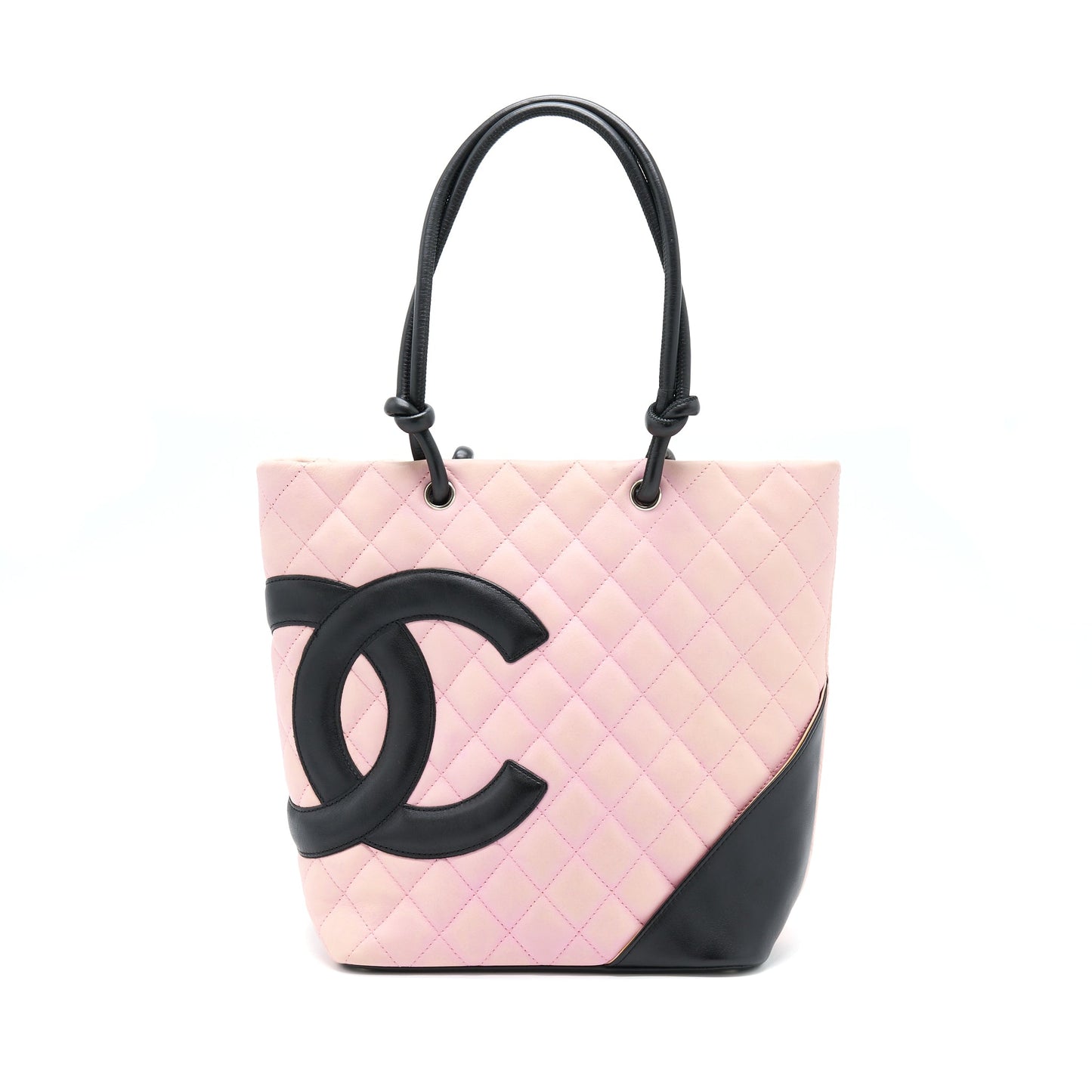Chanel   Camnon Tote Pink/Black SHW