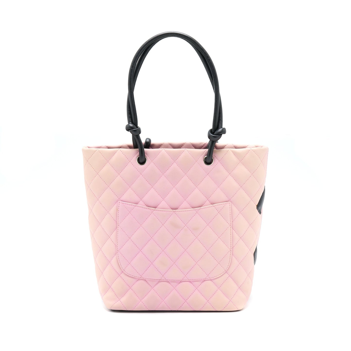 Chanel   Camnon Tote Pink/Black SHW