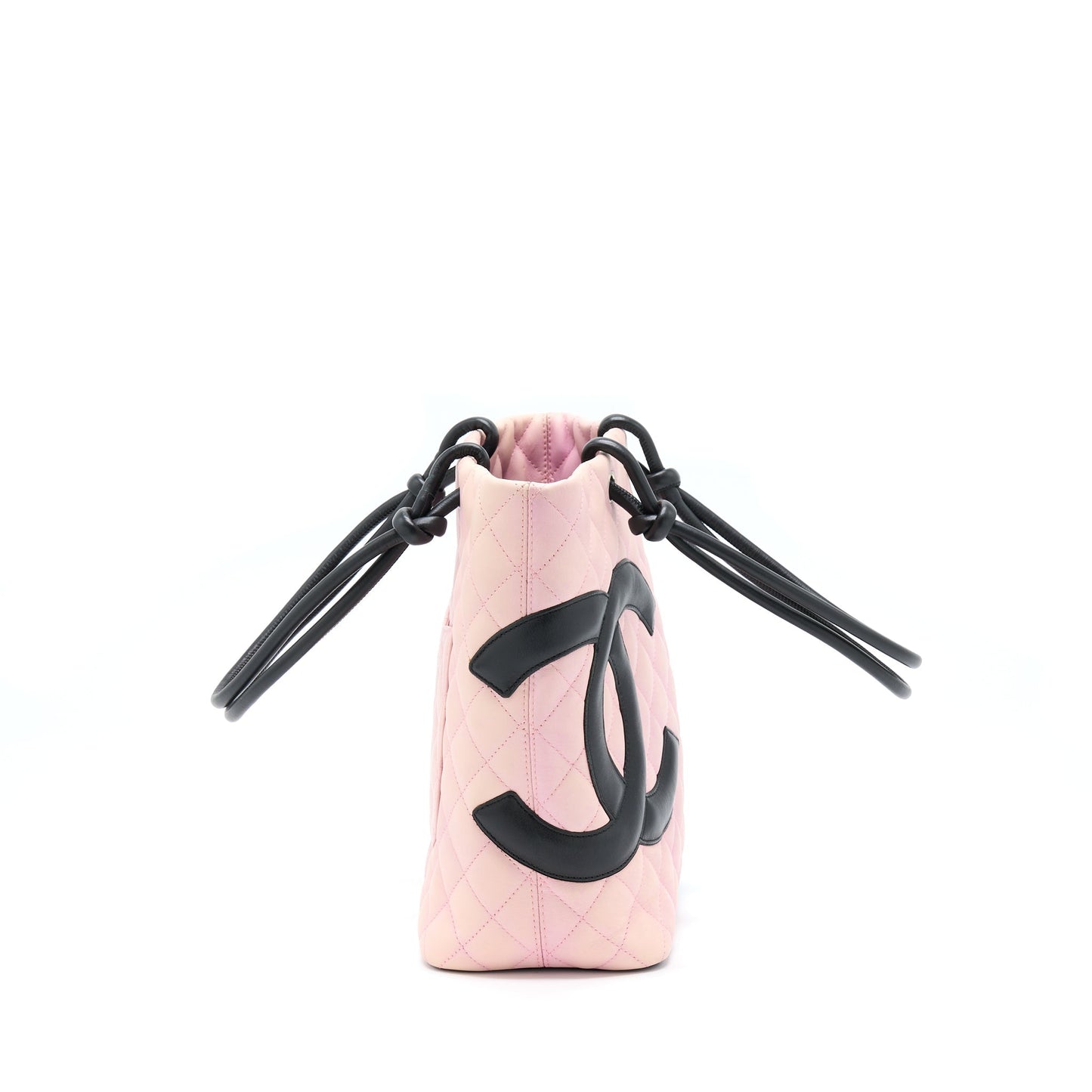 Chanel   Camnon Tote Pink/Black SHW