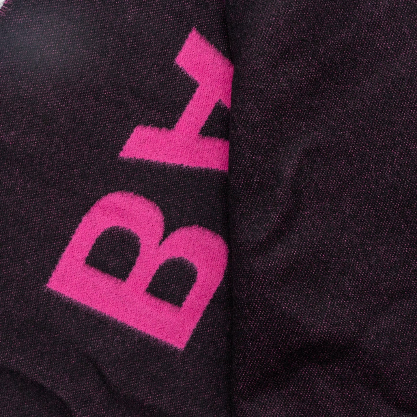 Balenciaga 30*205cm Logo Scarf Wool Pink/ Multicolour