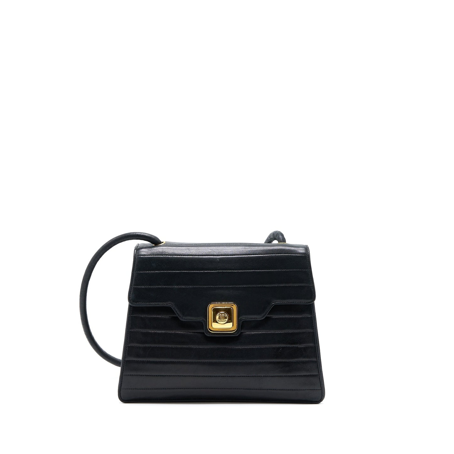 Chanel   Kelly Flap Bag Lambskin Black GHW