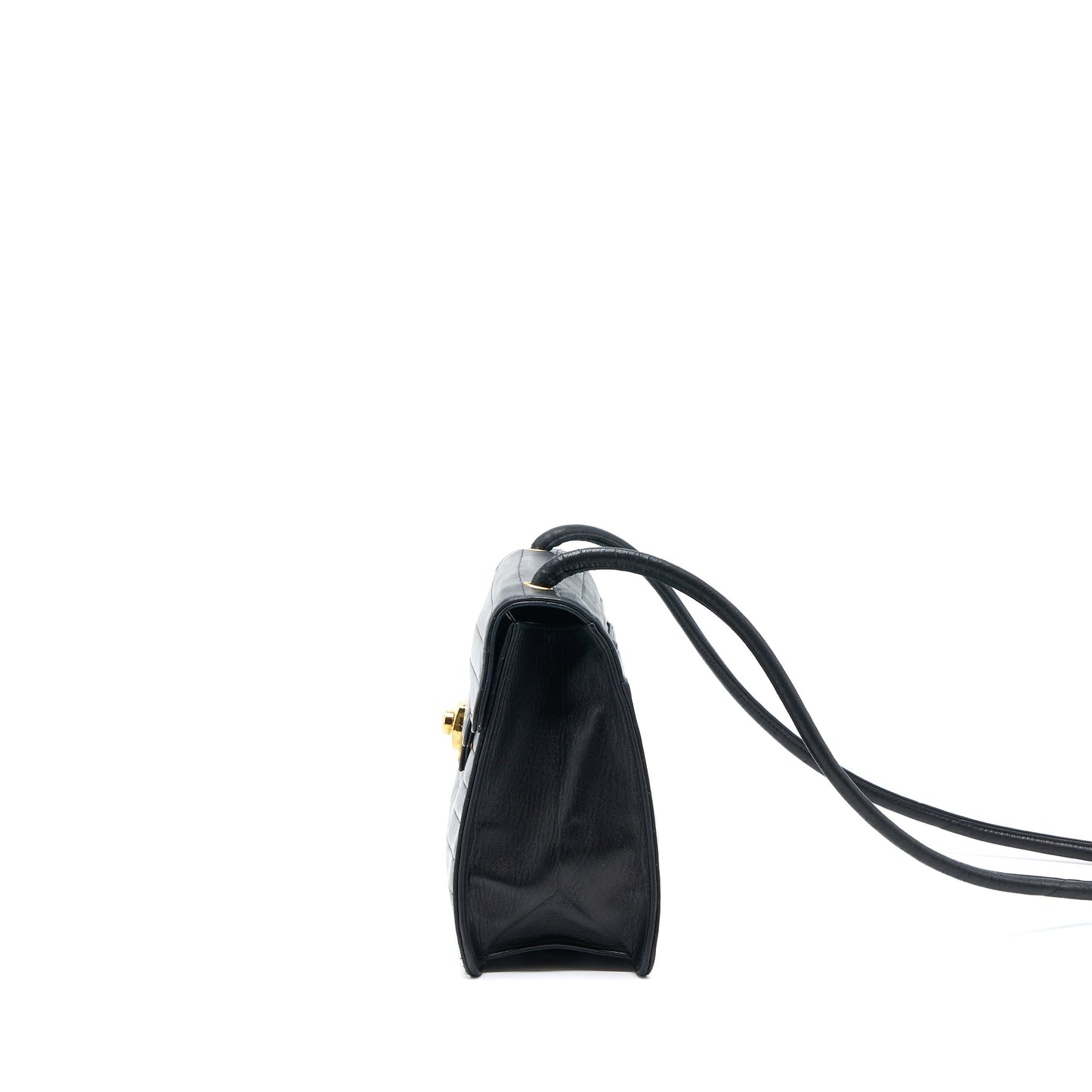 Chanel   Kelly Flap Bag Lambskin Black GHW