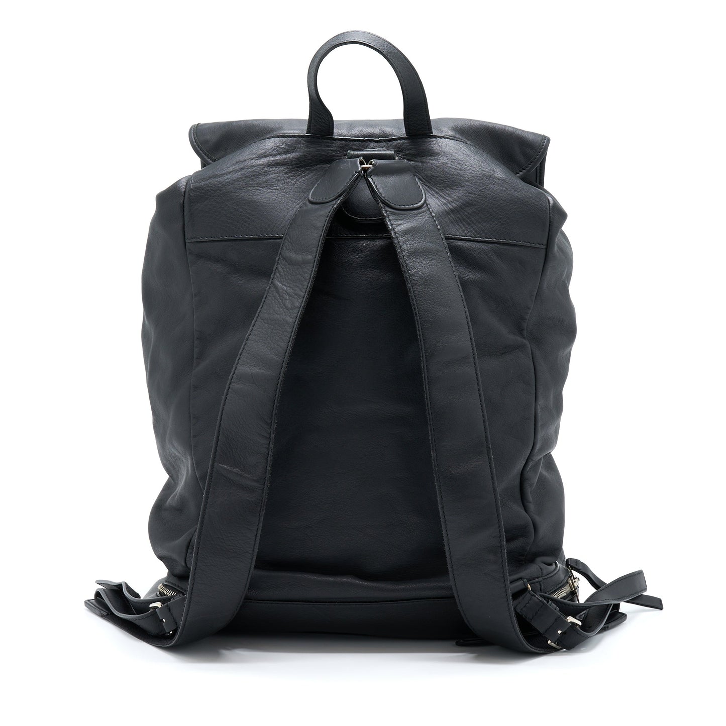 Balenciaga Backpack Calfskin Black