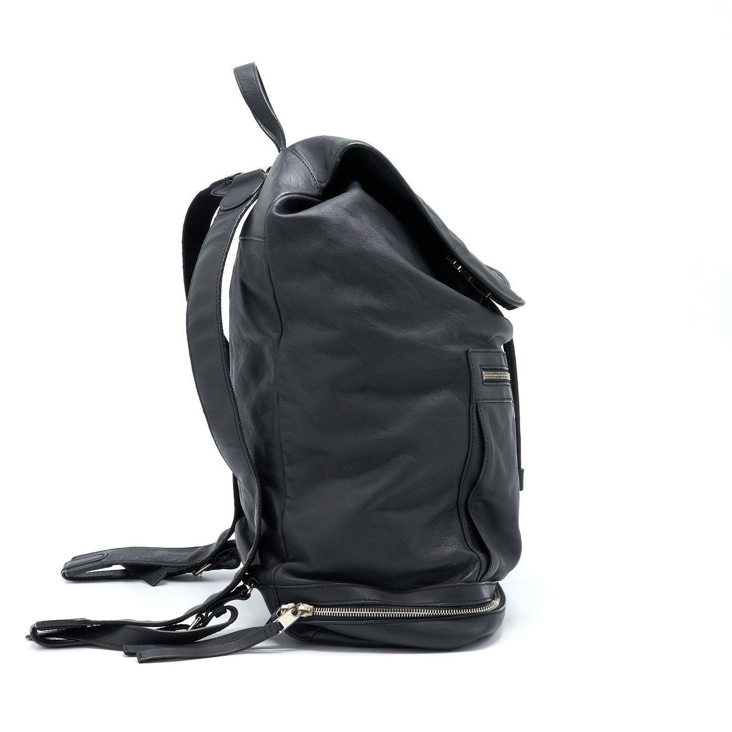 Balenciaga Backpack Calfskin Black