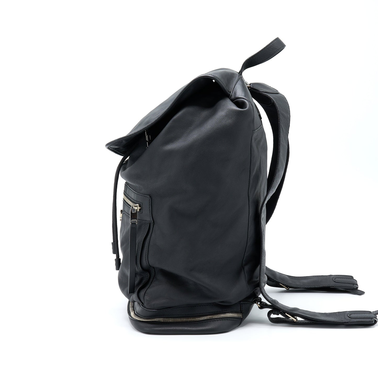 Balenciaga Backpack Calfskin Black